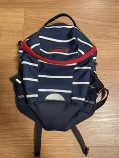【Sale】Coleman ネイビーストライプ リュック 幼児用