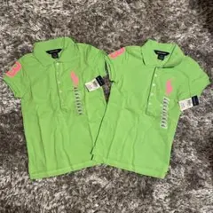 ポロシャツ セット 緑　ポロラルフローレン　キッズ　120 130 半袖　カラー