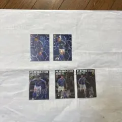 日本代表 カルビーポテトチップス レアカード 5枚セット