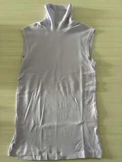 プチバトー　ノースリーブタートルネック