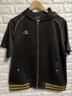 Champion ✕ DRESS CAMP ジップアップパーカー 黒サイズXL