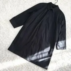 REGAL ステンカラーコート　ベンタイル　裏地取り外し可　綿　ブラック　（F）