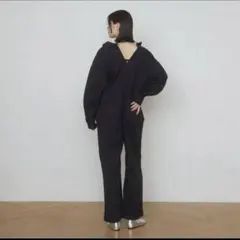 Sea Room Lynn Backシャツオールインワン　ブラックのサムネイル