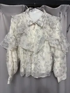 マジェスティックレゴン　長袖　ブラウス　Mのサムネイル