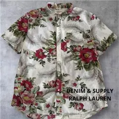 DENIM & SUPPLY ラルフローレン　ボタニカル 半袖 アロハシャツXLのサムネイル
