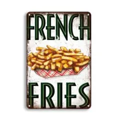 新品 ブリキ看板 FRENCH FRIES フライドポテト ファストフード