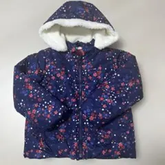 Moujonjon 花柄ダウンコート 110