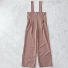 ローリーズファーム| サスペンダー付 ハイウエストパンツ【F】タック レイヤード