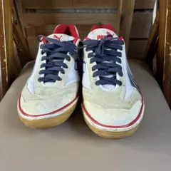 PUMA スニーカー ホワイト ネイビー レッド