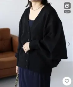 ドルマンカーディガン ブラック　★未使用