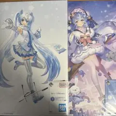 雪ミク イラストボード B賞＆C賞セット