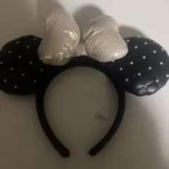 ミニーマウス風カチューシャ キルティング素材