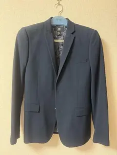 H&M ネイビー テーラードジャケット EUR 44