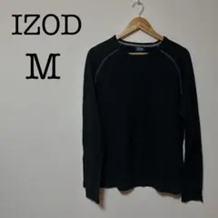 美品 ブラック 長袖カットソー 【M】 黒 無地 シンプル 着回し メンズ