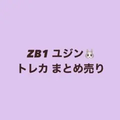 ZB1 ユジン トレカ ラキドロ まとめ売り