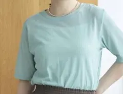 【COEN】新品コットンナイロンシアークルーTシャツ 半袖のサムネイル