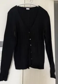 ローリーズファーム　カーディガン　黒　L