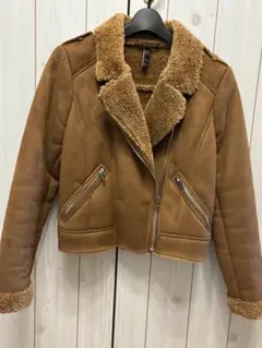 ZARA スエードライダースアウター