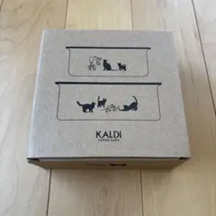 新品未使用　KALDI ホーローコンテナ2個セットのサムネイル