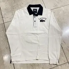 sh2833 LACOSTE ラコステ　長袖ポロシャツ ホワイト