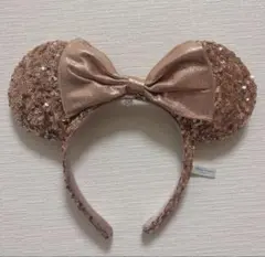 ミッキーマウス耳カチューシャ ローズゴールド