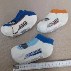 電車靴下　1歳　ベビー