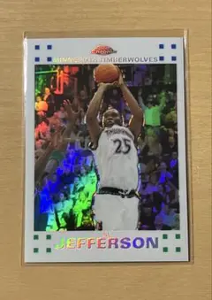 99枚限定 NBA AL JEFFERSON 2007 WHITE REF