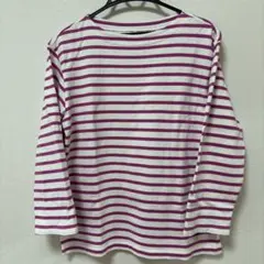 無印良品　太番手ボートネック長袖Tシャツ