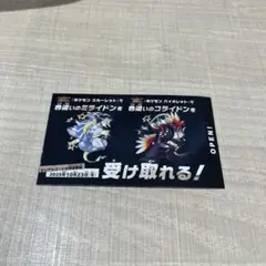★ポケモンスカーレットバイオレット色違いのミライドンコライドン１枚★