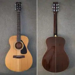 希少 YAMAHA FG-300DⅡ 豪華インレイ＆ゴールドペグ 牛骨パーツ換装 希少 YAMAHA FG-300DⅡ 豪華インレイ＆ゴールドペグ 牛骨パーツ