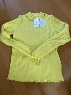 ROPÉ PICNIC イエローリブセーター 38