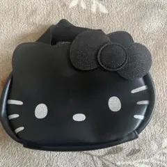 サンリオ　ハローキティ　バニティポーチ　黒