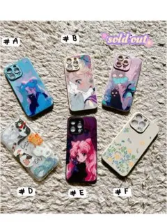 期間値下げ！iPhoneケース 15pro max セーラームーン風　ネコ　花柄