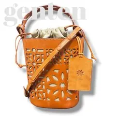 美品✨ genten ゲンテン マルチカットワーク ショルダーバッグ 2wayのサムネイル