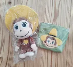 新品未開封♡ポケユニ おさるのジョージぬいぐるみ&ミニポーチ♡２点