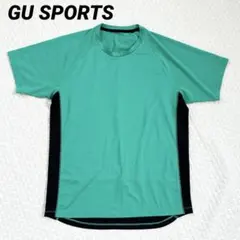 GU SPORTS ジーユー メンズ半袖 Tシャツ グリーン M スポーツウェアのサムネイル