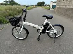 ホワイト 電動アシスト自転車 前面バスケット - メルカリ