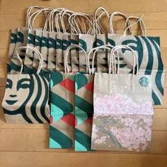 スタバ　スターバックス 紙袋 ショッパー 　16点