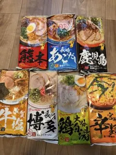 マルタイ　九州ご当地ラーメンセット　７袋セットのサムネイル