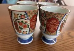 有田焼　聖山窯　フリーカップ　湯呑み　4点セット