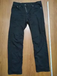 Levi's 505 ブラックデニム W32 L32