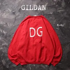 GILDAN トレーナー スウェット　DG レッド