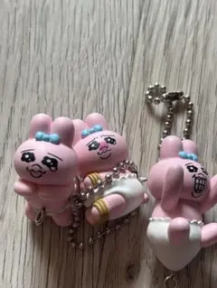 おぱんちゅうさぎストラップ 3個セット