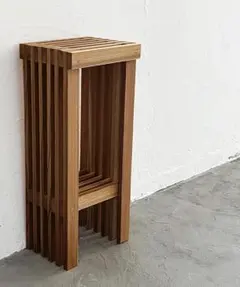 PUEBCO (プエブコ) WOODEN SIDE TABLE - メルカリ