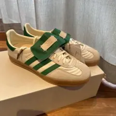 adidas Gazelle Indoor クリーム/グリーン