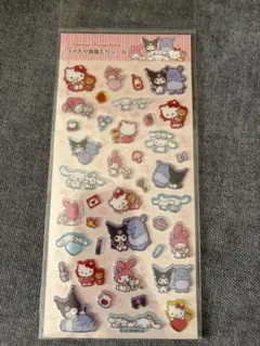 ラメ入り樹脂もりシール　サンリオ