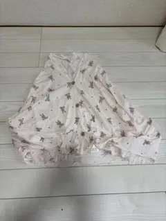 授乳ケープ ウサギ柄 薄いピンク