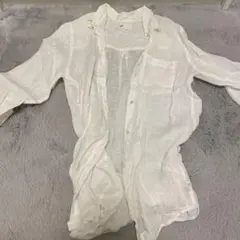 GAP ボーイフレンドフィットシャツ XXS ホワイト