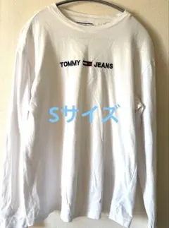 トミージーンズ　Sサイズ　ロンT 長袖 Tシャツ ホワイト　メンズ