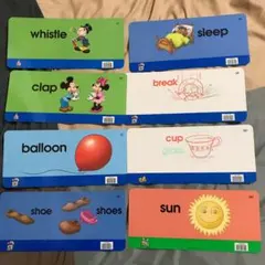 【バラ売り可】8枚 トークアロングカード（TAC）/ディズニー英語システム